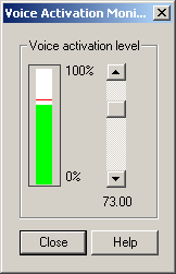 Voice Activation Monitor dialogue